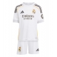 Real Madrid Kylian Mbappe #9 Echipament de Fotbal Replică 2025-26 Copii Acasa (+ Șorturi)